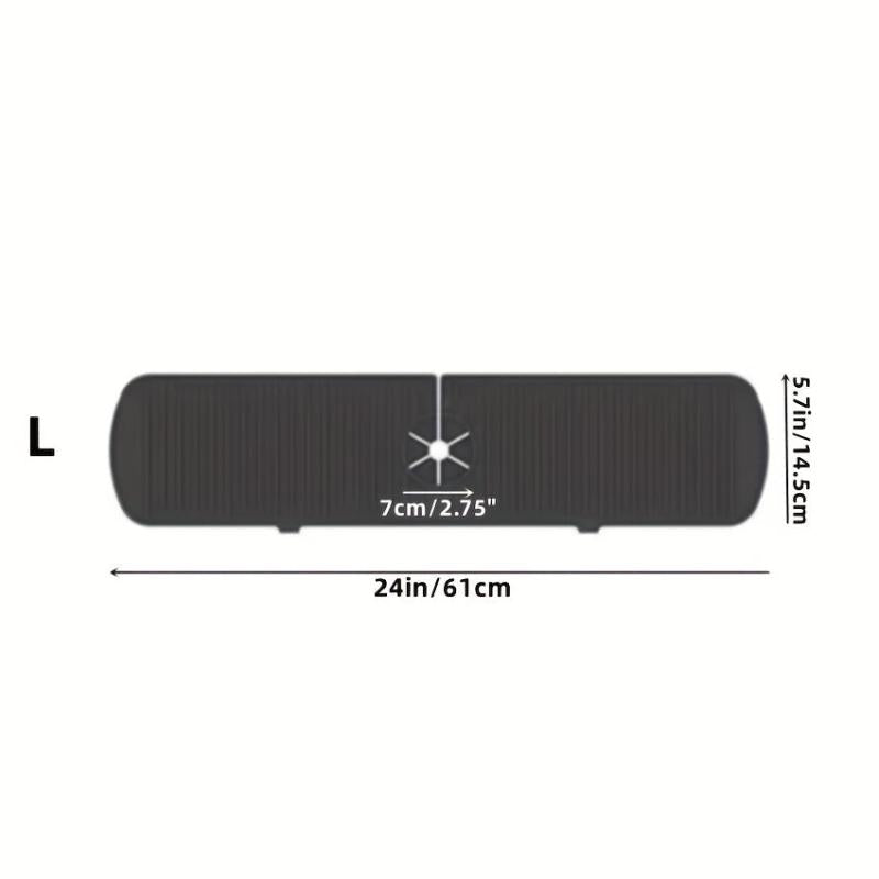Silicone Drain Mat Kitchen Faucet Sink Splash Guard Sink Drying Mat