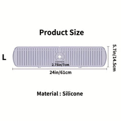 Silicone Drain Mat Kitchen Faucet Sink Splash Guard Sink Drying Mat