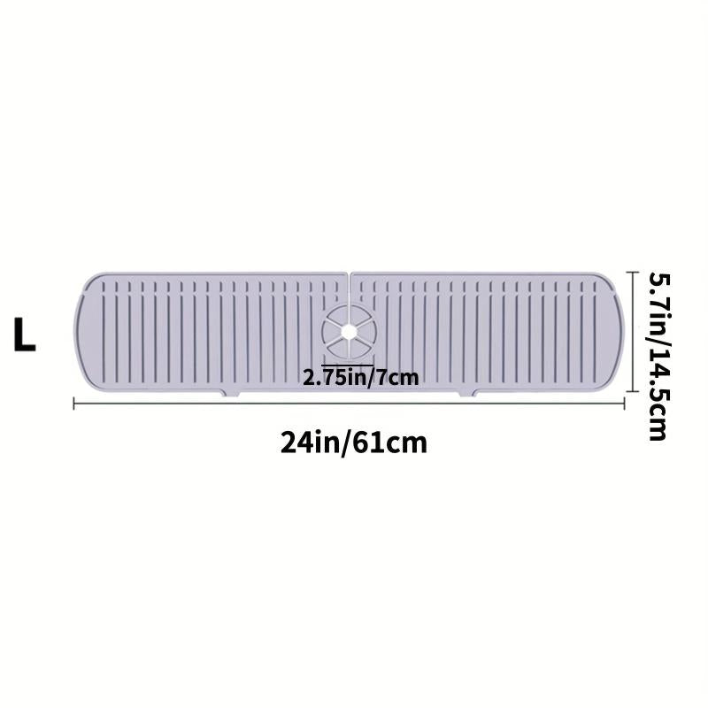 Silicone Drain Mat Kitchen Faucet Sink Splash Guard Sink Drying Mat