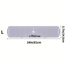 Silicone Drain Mat Kitchen Faucet Sink Splash Guard Sink Drying Mat