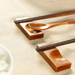 5pcs Wooden Spoon Chopsticks Holder Tableware Organizer