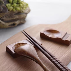 5pcs Wooden Spoon Chopsticks Holder Tableware Organizer