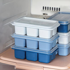 Ice Cube Mold Tray with Lid for Freezer Cocktails Kitchen