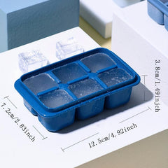 Ice Cube Mold Tray with Lid for Freezer Cocktails Kitchen