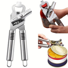 Stainless Steel Multifunctional Jar Opener for Weak Hands