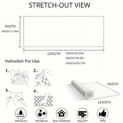 Marble Pattern Self-Adhesive Wallpaper for Kitchen Countertop