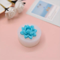 Lotus Flower Fondant Mold 3D Silicone Mold for DIY Cake Decorating