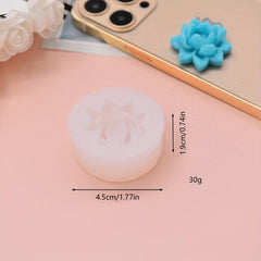 Lotus Flower Fondant Mold 3D Silicone Mold for DIY Cake Decorating