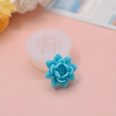 Lotus Flower Fondant Mold 3D Silicone Mold for DIY Cake Decorating