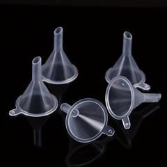 10pcs Mini Funnel Multifunctional Plastic Kitchen Perfume Diffuser Funnels