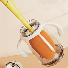 3in1 Bottle Cleaner Brush with Hooks & Replacement Head Cups