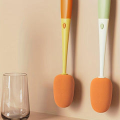 3in1 Bottle Cleaner Brush with Hooks & Replacement Head Cups