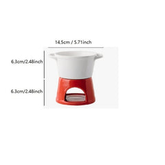 Household Ceramic Pot & Stove Hot Pot Fondue Creme Stove Sukiyaki Stove