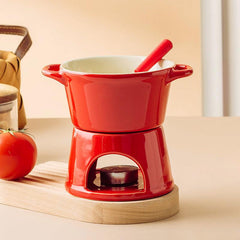 Household Ceramic Pot & Stove Hot Pot Fondue Creme Stove Sukiyaki Stove