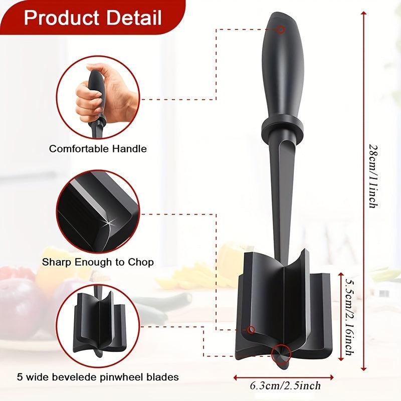 Manual Meat Chopper Cooking Scraper Grinder Masher Shredder