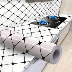Self Adhesive Peel & Stick Wallpaper Waterproof for Kitchen Decor