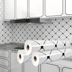 Self Adhesive Peel & Stick Wallpaper Waterproof for Kitchen Decor