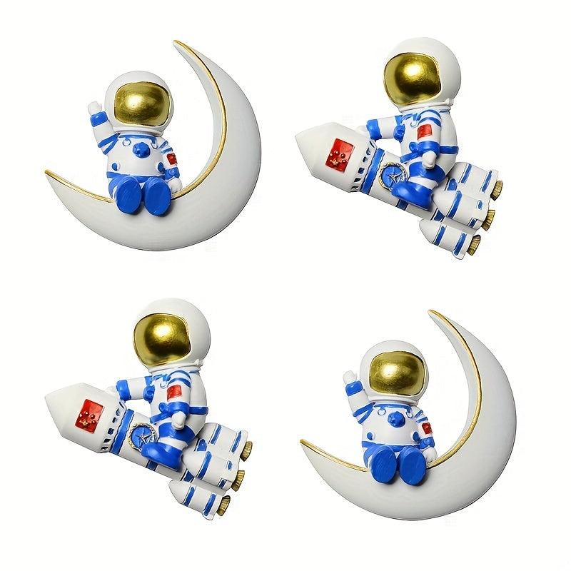 2pcs Astronaut Fridge Magnets Whiteboard Sticker