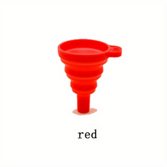 Heat Resistant Folding Silicone Kitchen Funnel for Milk Wine Juice Honey & Sauce