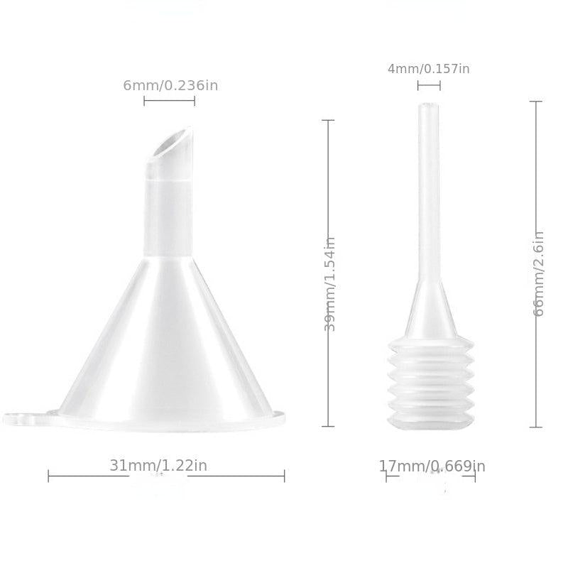 5pcs Mini Funnels for Bottle Filling Perfume Essential Laboratory Supplies