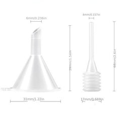 5pcs Mini Funnels for Bottle Filling Perfume Essential Laboratory Supplies