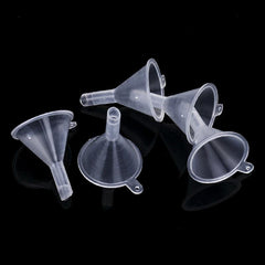 5pcs Mini Funnels for Bottle Filling Perfume Essential Laboratory Supplies