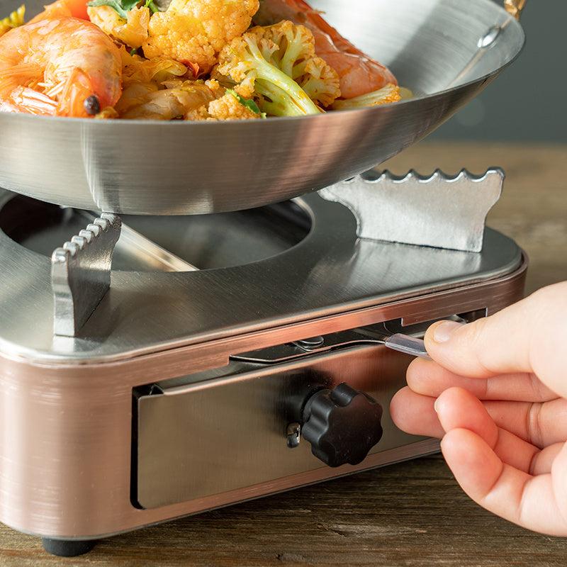 Household Stainless Steel Wok Non stick Frying Pan for Stir fry