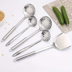 5pcs Stainless Steel Kitchen Cooking Utensils Set