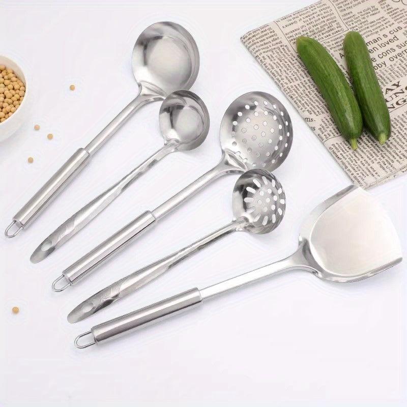 5pcs Stainless Steel Kitchen Cooking Utensils Set