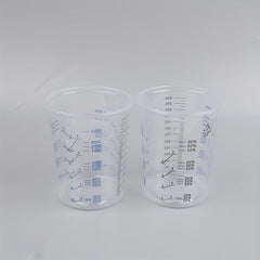 10pcs 50pcs Paint Mixing Calibrated Cup 600ml Mixing Pots