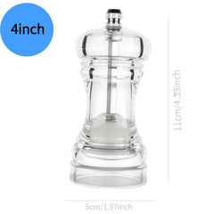 Acrylic Pepper Grinder & Sea Salt Mill Kitchen Gadget Tool