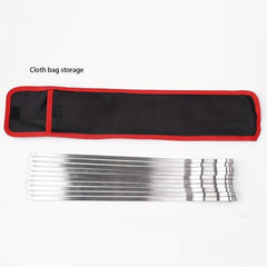 10pcs Anti Scalding BBQ Sticks with Clamp for Grilling