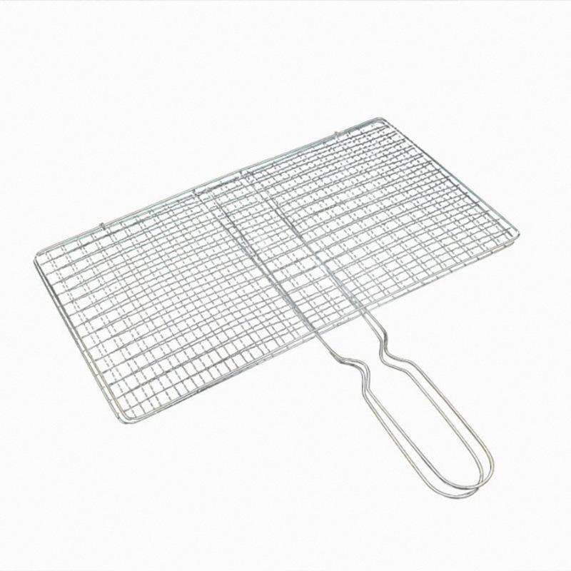Stainless Steel BBQ Grill Basket - Heavy Duty Outdoor Grill Accessories