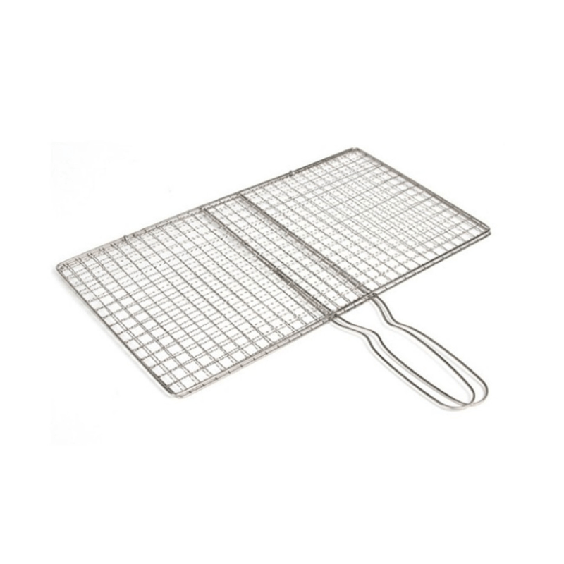 Stainless Steel BBQ Grill Basket - Heavy Duty Outdoor Grill Accessories