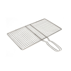 Stainless Steel BBQ Grill Basket - Heavy Duty Outdoor Grill Accessories