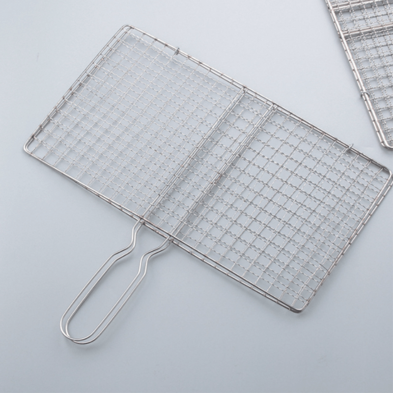 Stainless Steel BBQ Grill Basket - Heavy Duty Outdoor Grill Accessories