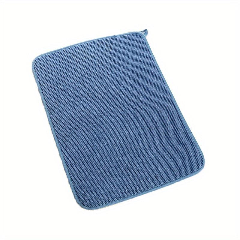 Polyester Drying Mat Microfiber Absorbent Placemat Kitchen Utensils