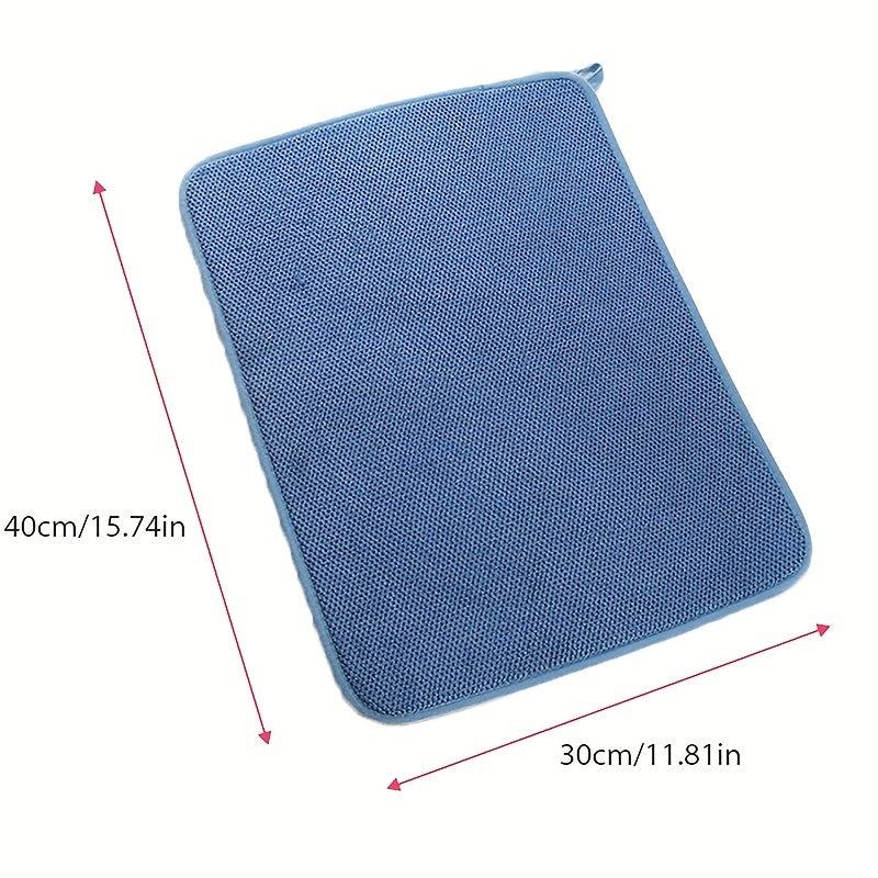Polyester Drying Mat Microfiber Absorbent Placemat Kitchen Utensils