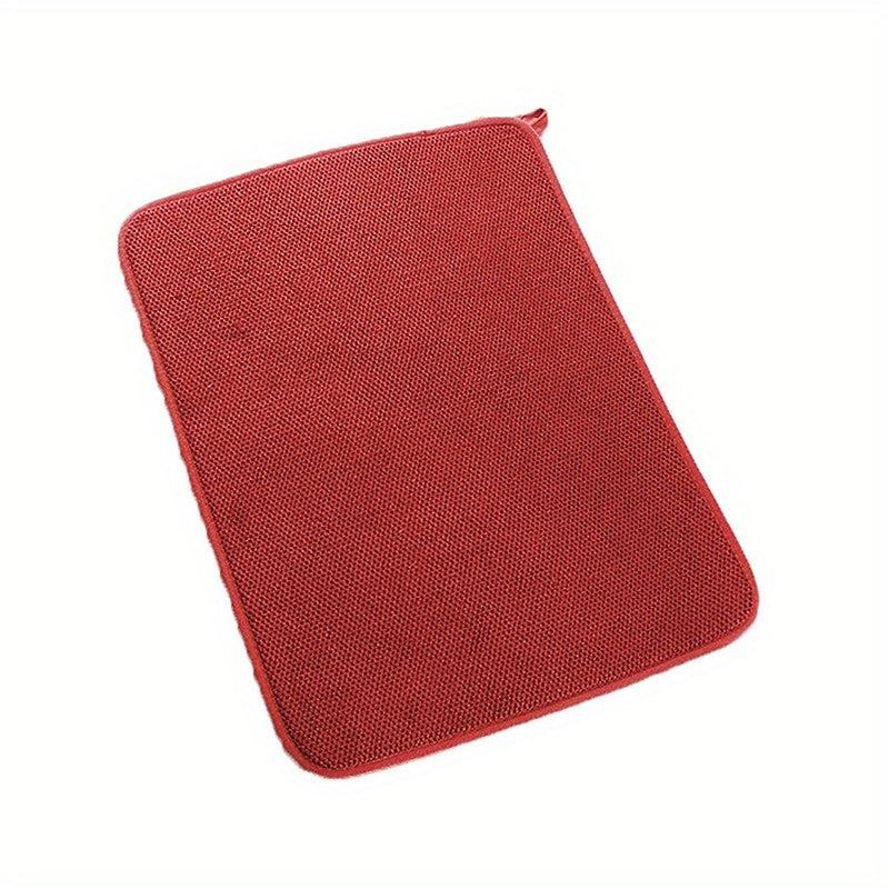 Polyester Drying Mat Microfiber Absorbent Placemat Kitchen Utensils