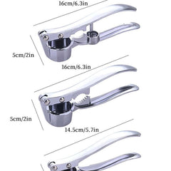 Stainless Steel Garlic Press Mincer Crusher Kitchen Cooking Tools