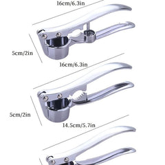 Stainless Steel Garlic Press Mincer Crusher Kitchen Cooking Tools