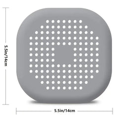2pcs Starfish Hair Catcher Square Bathroom Drain Strainer Hair Catcher