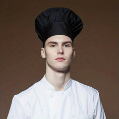 Breathable Chef Cap for Men and Women Adjustable Kitchen Supplies
