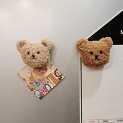 Strong Bear Head Fridge Magnets for Home and Office Decor