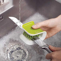 Multifunctional Cleaning Brush for Kitchen Utensils and Fruit Peeler