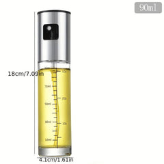 1pc Stainless Steel Glass Fuel Sprayers Spray Bottle Barbecue Fuel Spray