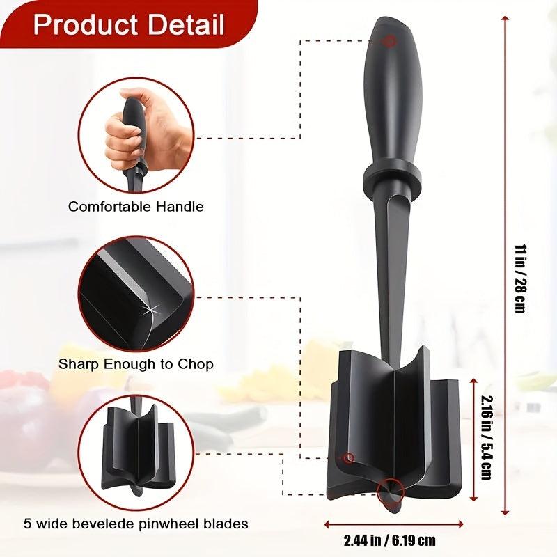 Heat Resistant Meat Masher For Ground Beef - Hamburger Chopper Utensil