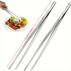 Stainless Steel Food Tongs Buffet Tweezers Clip