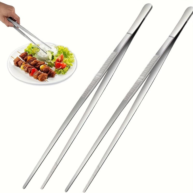 Stainless Steel Food Tongs Buffet Tweezers Clip