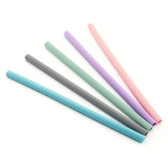 6pcs Silicone Straws & Cleaning Brushes Set for 30oz & 20oz Cups